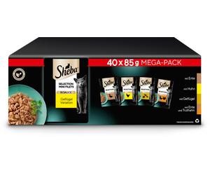 Sheba Selezione in Salsa - Selezione Delicata 40x85 g - 3.400 g