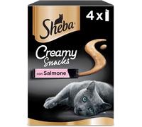 Sheba Snack Gatto Creamy Snack Salmone 4X12G