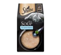 Sheba Soup Pesce Bianco: 10 Confezioni da 4 Bustine x 40 g