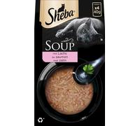 Sheba Classic Soup buste 80 x 40 g Umido per gatto - con Salmone
