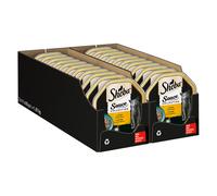 Sheba Vaschette 22 x 85 g Umido per gatto - Bocconcini di Tacchino in Salsa
