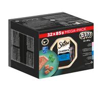 SHEBA Vassoio di pesce bianco, merluzzo, salmone e tonno 32x85g