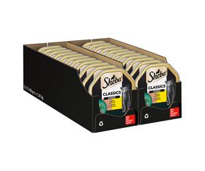 Sheba Vaschette 44 x 85 g Umido per gatto - Paté Classic - Anatra & Pollo