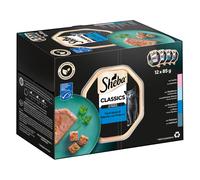 Sheba Vaschette 48 x 85 g Umido per gatto - Paté Classic