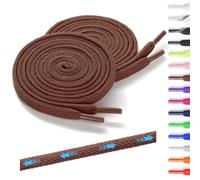 Shecret 2 Paia di Lacci Elastici per Scarpe, Piatti - Lacci Elastici Senza Nodo per Bambini e Adulti, Larghi 7 mm, Laccio in Gomma
