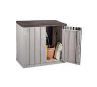 Shed Portattrezzi da Esterno in Plastica Riciclata Resistente UV