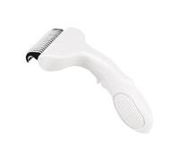 Shedding Dog Brush, Self Cleaning Grooming Tool, Puppy Hair Removal Brush with Easy Release, Stainless Steel Pet Comb, Dog Grooming Tool with Skin Protection, Daily Care for Long and Short