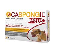 Shedir Pharma Caspongil Plus con Caspomix Supporto del tratto gastrointestinale superiore Compresse per cani e gatti 30 Compresse - Integratori per cani - 1° ORDINE? scegli lo sconto BZR5 / BZR20 + 20