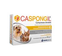 Shedir Pharma Caspongil Supporto della mucosa gastrica Compresse per cani e gatti 30 Compresse - Integratori per cani - 1° ORDINE? scegli lo sconto BZR5 / BZR20 + 200 punti fedeltà
