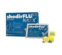 Shedir Pharma Shedirf FLU 600 Naxx 20 Bustine Gusto Limone - Integratore Per Le Vie Respiratorie