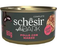 Schesir After Dark Cat filetti in brodo Grain Free 80 g: Pollo con manzo