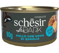 Schesir After Dark Cat filetti in brodo Grain Free 80 g: Pollo con uovo di quaglia