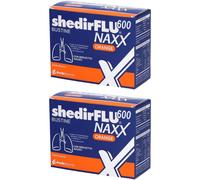 Shedirflu 600 Naxx Arancia Senza Zuccheri Bustine 2x100 g Polvere per