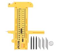 Sheens Utensile da Taglio per bussole Regolabili in plastica Gialla in PVC Giallo di Alta qualità 508Cutter rotanti