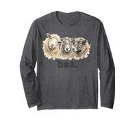 Sheep Baa Divertente Amante delle Pecore Divertente Baa Maglia a Manica