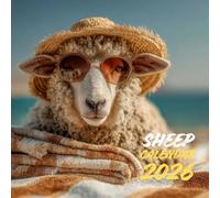 Sheep Calendar 2026: Beautiful Sheep Monthly Planner: A Peaceful 12-Month Featuring Adorable Sheep and Scenic Pasture Photography