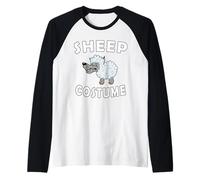 Sheep Costume Lupo in Costume da Pecora Maglia con Maniche Raglan