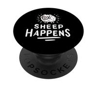 Sheep Happens - Pastori e pastori di pecore PopSockets PopGrip Adesivo
