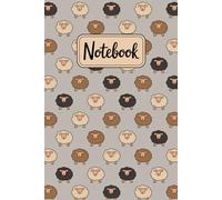 Sheep Notebook: Cute Sheep Hardback Lined Journal, The Perfect Novelty Sheep Gift for a Anyone who Loves Sheep, Lambs & Farm Animals - Grey