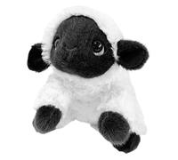 Sheep Plush Toy - 9.0 Inches Realistic Cuddly Doll, Soft PP Cotton Lamb Stuffed Animal, Black Face Sheep Toy | Cute Bedroom Decor, Kids Gift Playroom Nursery Collection Home Living Use