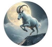 Sheep Puzzle Rotondo 1000 Pezzi Rompicapo Per Adulti E Bambini Animals Das Tier Wild Animals Beast Festa Aziendale Gioco Familiare Relax PaesaggiClassici 1000pcs (67.5x67.5cm)