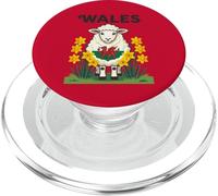 Sheep Support Galles St Davids Day Design PopSockets PopGrip per MagSafe