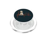 Sheepadoodle Dog Heartbeat ECG I miei cani sono il mio cardio PopSockets PopGrip per MagSafe