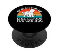 Sheepadoodles come nuvole che puoi abbracciare Sheepadoodle PopSockets PopGrip Adesivo