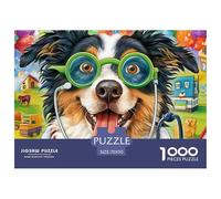 Sheepdog Puzzle Con Illustrazioni Artistiche Dipinte - 1000 Pezzi Di Fascino Capolavori in Miniatura Per Appassionati Di Ogni Età - Il Regalo Che Sorprende E Affascina 70x50cm/1000pcs