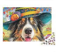 Sheepdog Puzzle Da 1000 Pezzi Aussie Witch in Cartone Qualità Premium Per Adulti Tempo Libero Decorazione Set Completo Offerta Speciale 38x26cm/1000pcs