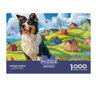 Sheepdog Puzzle Da Intrattenimento Di Qualità - 1000 Pezzi Con Raffigurazioni Artistiche Di Grande Impatto - Regalo Divertente Per Tutta La Famiglia 70x50cm/1000pcs