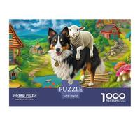 Sheepdog Puzzle Da Intrattenimento Di Qualità - 1000 Pezzi Con Raffigurazioni Artistiche Di Grande Impatto - Regalo Divertente Per Tutta La Famiglia 70x50cm/1000pcs