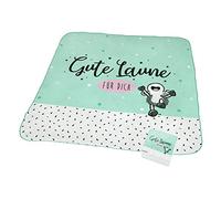 Sheepworld - 46465 - Magic Towel, Gute Laune für Dich, 30cm x 30cm, Baumwolle