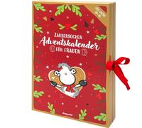 Sheepworld Calzini Calendario dell'Avvento da donna | Calendario con 12 paia di calzini da donna, pressati singolarmente in 24 pacchetti, taglia 36-40 | Regalo divertente di Natale | 51182