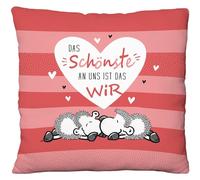 Sheepworld Plüschkissen Motiv Das Schönste an uns ist das Wir