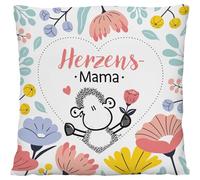 Sheepworld Cuscino di peluche motivo: mamma di cuore