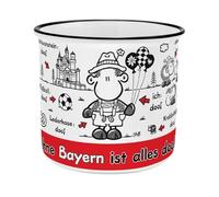 Sheepworld Tazza con scritta Ohne Bayern ist alles doof | Tazza da caffè, in porcellana, 35 cl, regalo divertente | 61546