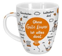 Sheepworld Tazza Ohne Laune ist alles doof | Porcellana 45 cl | Tazza in porcellana per caffè e tè, tazza con scritta | 46505