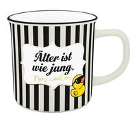 Sheepworld XL-Becher mit Motiv Ente und Spruch "Älter"