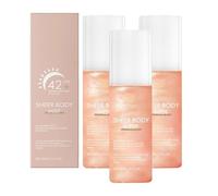 Sheer Body Mist Sunscreen SPF 42+, spray isolante, Sunscreen idratante, protezione solare e dai raggi UV, protezione solare spray, idrati, luminosi, leggeri e assorbenti (3)