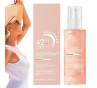 Sheer Body Mist Sunscreen SPF 42+, spray isolante, Sunscreen idratante, protezione solare e dai raggi UV, protezione solare spray, idrati, luminosi, leggeri e assorbenti (1)