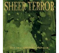 Sheer Terror - Old New Borrowed & Blue - Clear Pink & Green Swirl Colored Vinyl