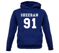 Sheeran 91 - Felpa Per Bambini - Ed 1991 Fan Tour Love Music Gig Musician