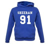 Sheeran 91 - Felpa Per Bambini - Ed 1991 Fan Tour Love Music Gig Musician
