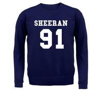 Sheeran 91 - Felpa Per Bambini - Ed 1991 Fan Tour Love Music Gig Musician