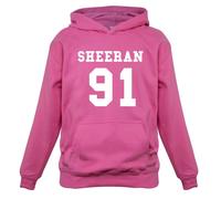 Sheeran 91 - Felpa Per Bambini - Ed 1991 Fan Tour Love Music Gig Musician