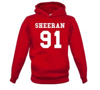 Sheeran 91 - Felpa Per Bambini - Ed 1991 Fan Tour Love Music Gig Musician