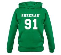 Sheeran 91 - Felpa Per Bambini - Ed 1991 Fan Tour Love Music Gig Musician