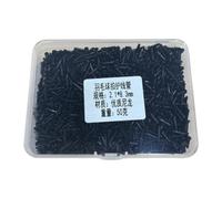 SheerFaring 1500 Pezzi Racquet Grommets Eyelets Set Assortimento Kit di Protezione Nylon per Corde Doppio Foro Conservazione Custodia Adatto per Riparazione Racch, 2.1 X 8.3 Mm