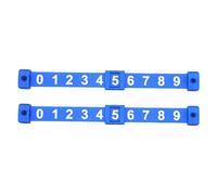 SheerFaring 2 Segnapunti Portatili da 0 a 9 per Calcio Balilla, Blu